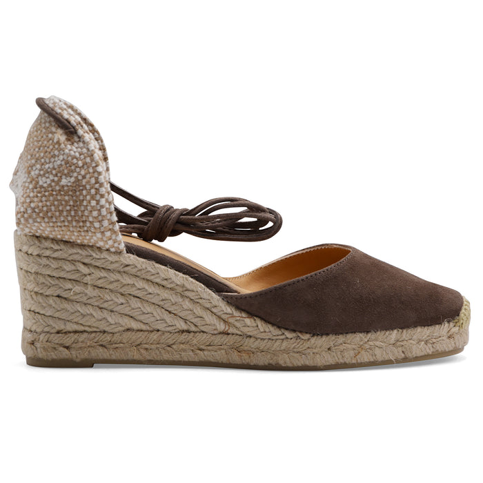 Sandali Castañer Donna CARINA/6/007 Pelle Scamosciata Marrone