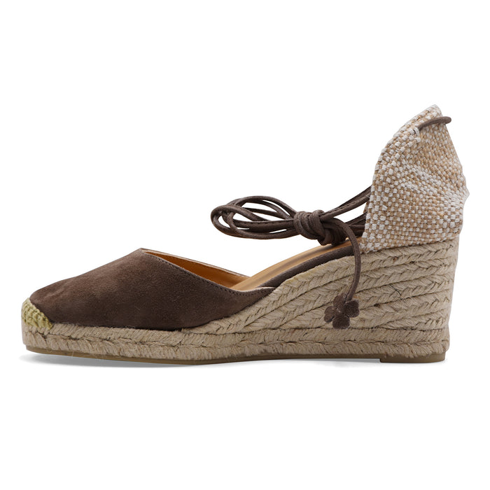 Sandali Castañer Donna CARINA/6/007 Pelle Scamosciata Marrone