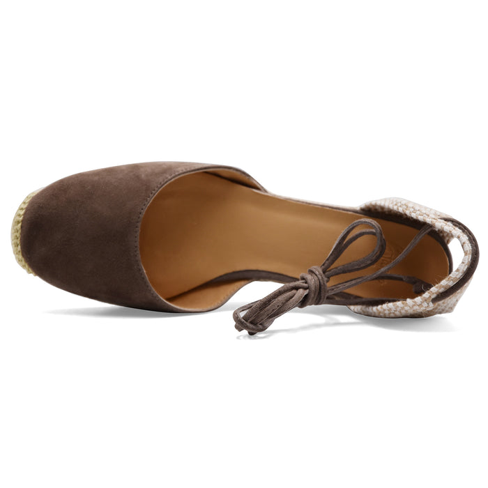 Sandali Castañer Donna CARINA/6/007 Pelle Scamosciata Marrone