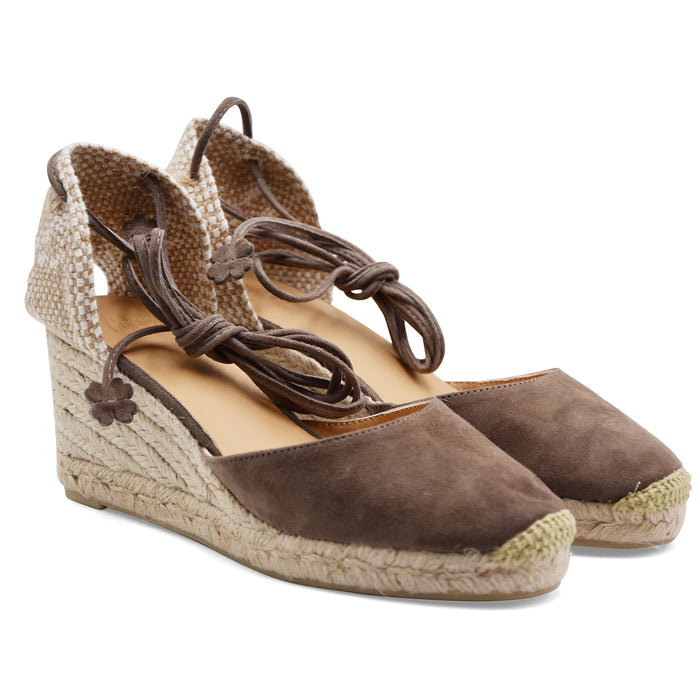 Sandali Castañer Donna CARINA/6/007 Pelle Scamosciata Marrone