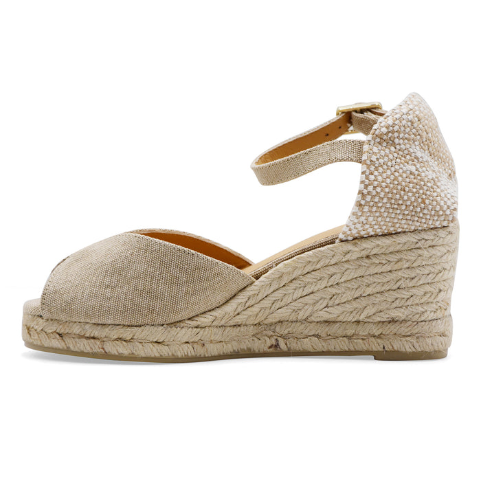 Sandali Donna Castañer Sand Cinturino Regolabile Made In Spain