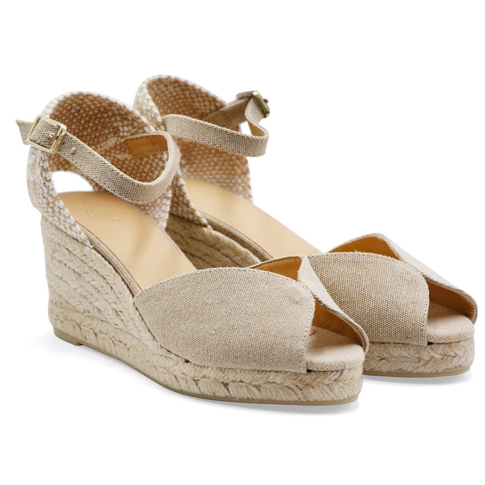 Sandali Donna Castañer Sand Cinturino Regolabile Made In Spain