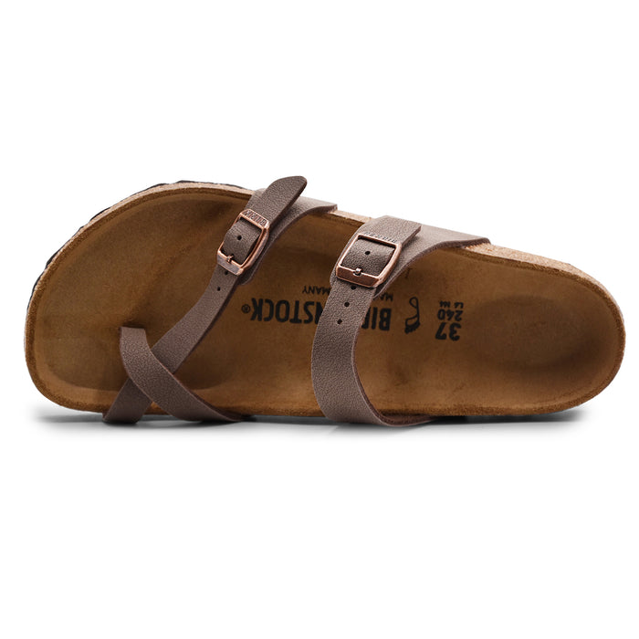 Sandali Birkenstock Donna Mayari Mocca Con Cinturino Incrociato