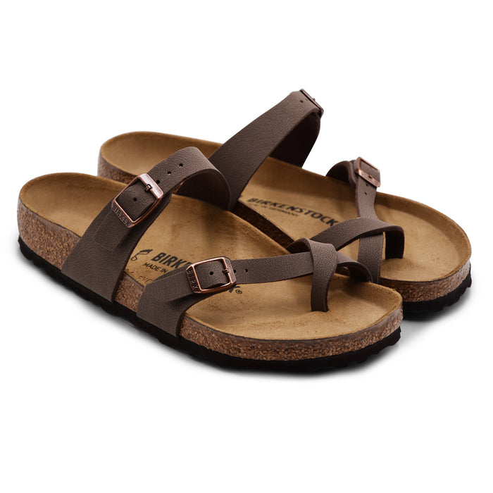 Sandali Birkenstock Donna Mayari Mocca Con Cinturino Incrociato