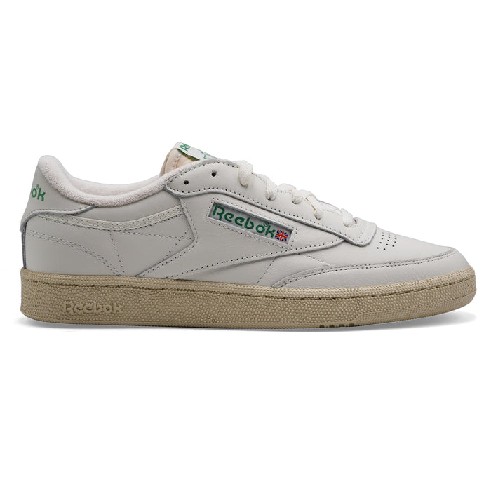Sneakers Uomo Reebok Club C 85 Vintage Gesso Suola Antiabrasione