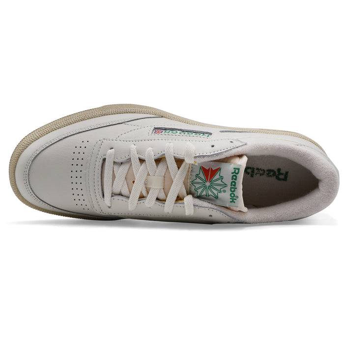 Sneakers Uomo Reebok Club C 85 Vintage Gesso Suola Antiabrasione