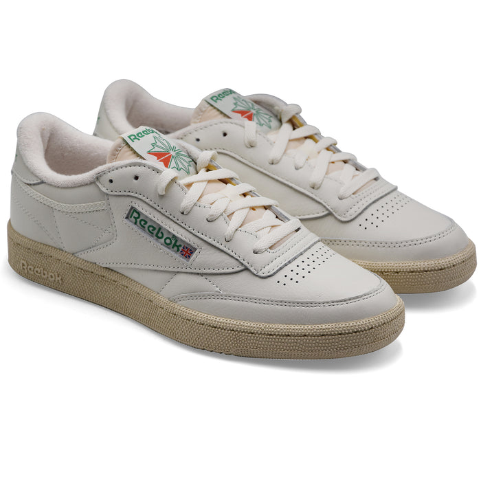 Sneakers Uomo Reebok Club C 85 Vintage Gesso Suola Antiabrasione