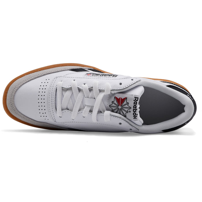 Sneakers Uomo Reebok Bianco Nero Classic Club C Revenge Vintage