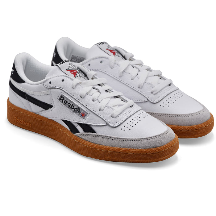 Sneakers Uomo Reebok Bianco Nero Classic Club C Revenge Vintage