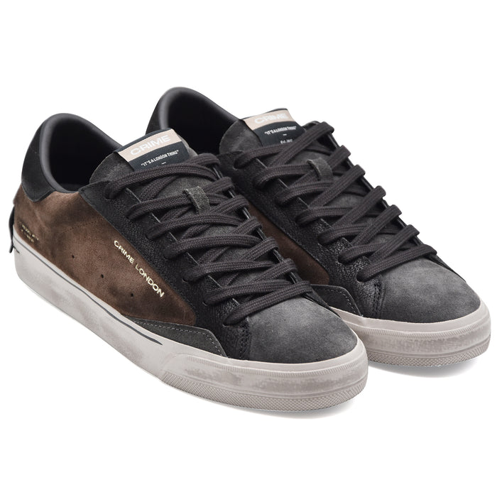 Sneakers Crime London Uomo Distressed 2.0 Brownstone Marrone