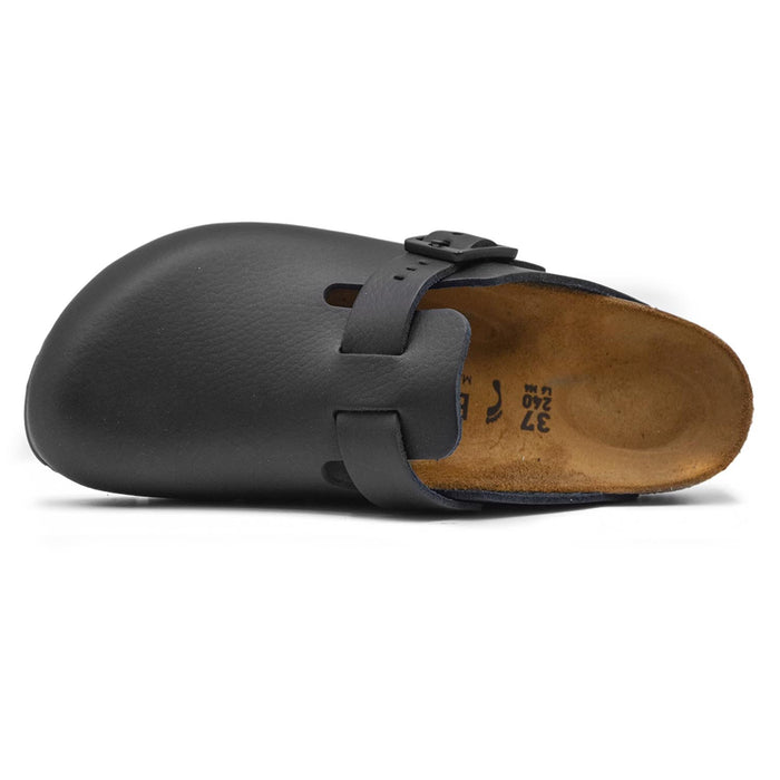 Sandals Birkenstock Nere Pelle Black Birkenstock Boston Nere Mens