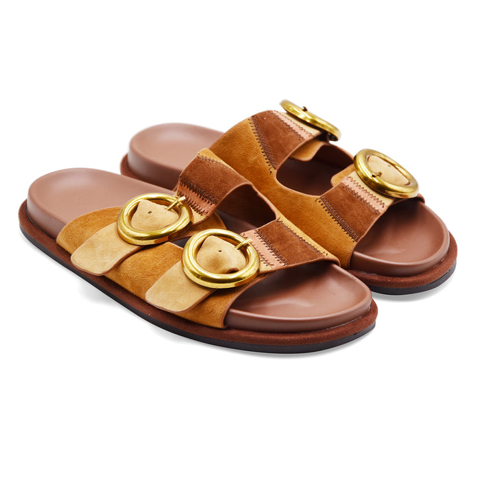 Sandali Donna Noa Harmon AVELINE In Pelle Scamosciata Marrone