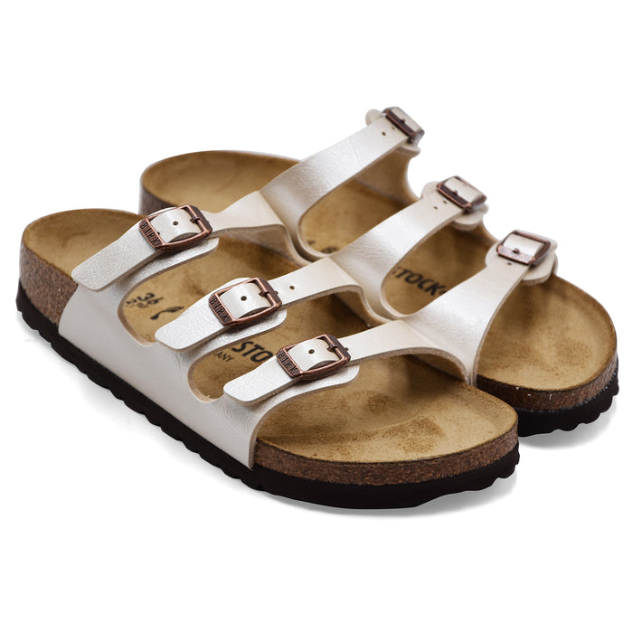 Sandali Birkenstock Donna Florida Elegante Graceful Pearl White