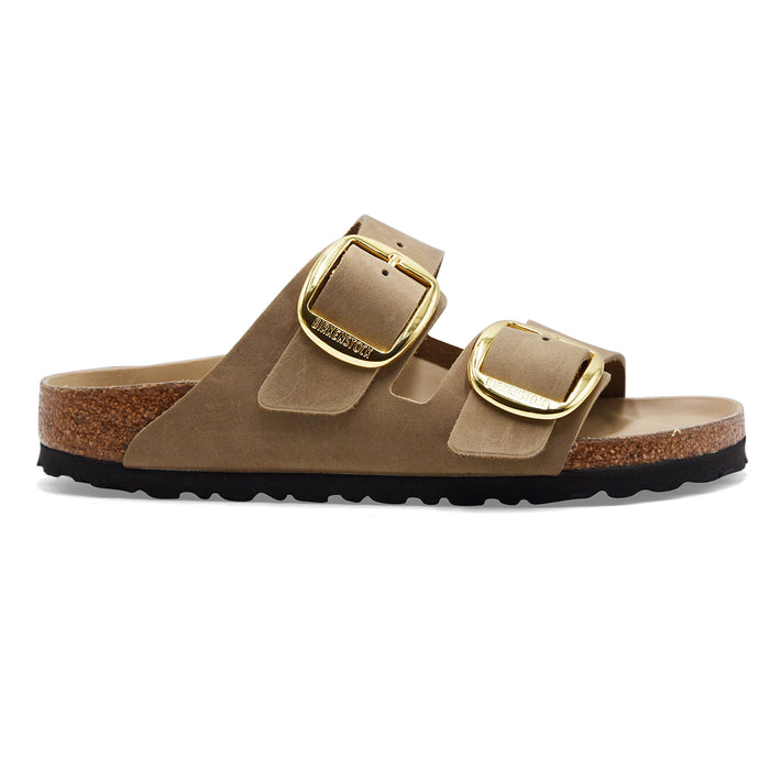 Women's Birkenstock Arizona Big Buckle Tobacco Brown Leather Sandals