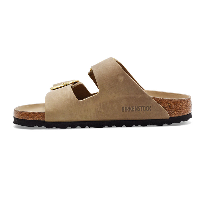 Women's Birkenstock Arizona Big Buckle Tobacco Brown Leather Sandals