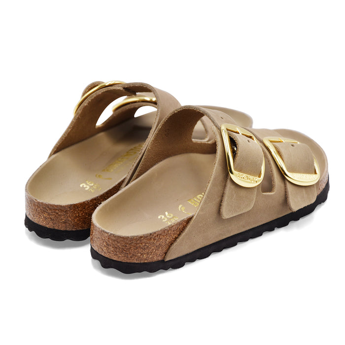 Women's Birkenstock Arizona Big Buckle Tobacco Brown Leather Sandals