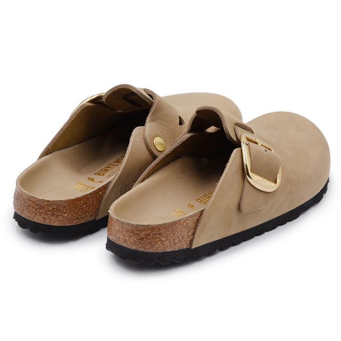Birkenstock Donna Boston Big Buckle Tabacco Brown Regolabile