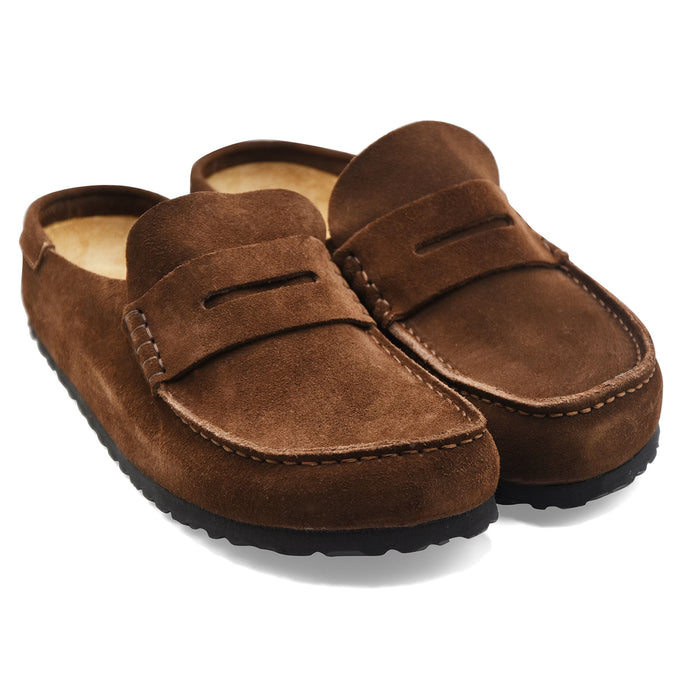 Birkenstock Naples Wrapped Men's Suede Carafe Sabot