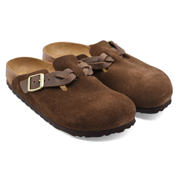 Women's Birkenstock Boston Braided Carafe Clogs Iconic Style