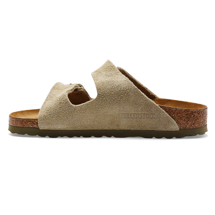 Sandali Birkenstock Arizona Donna In Faded Khaki Stile Iconico