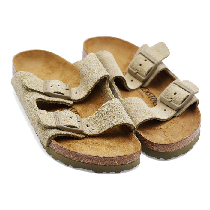 Sandali Birkenstock Arizona Donna In Faded Khaki Stile Iconico