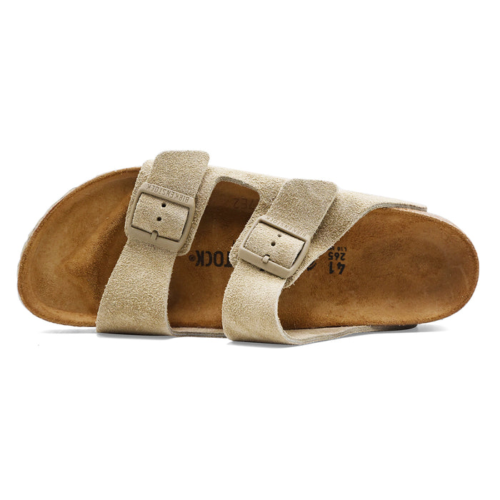 Birkenstock Arizona Men's Suede Sandals Faded Khaki