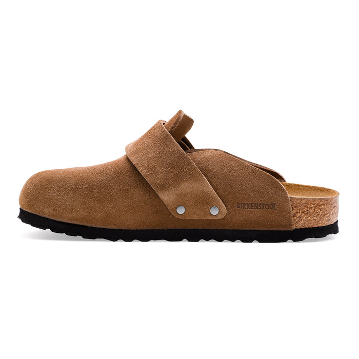 Birkenstock Sabot Da Donna LOMA In Camoscio Tonalità Dark Tea