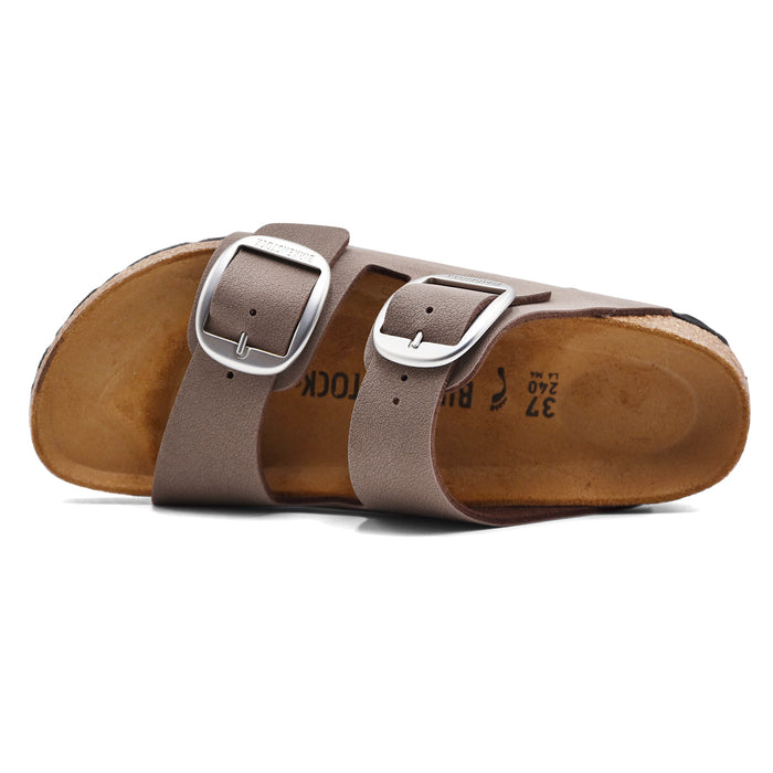 Birkenstock Arizona Big Buckle Donna Birko-Flor Nubuck Mocca