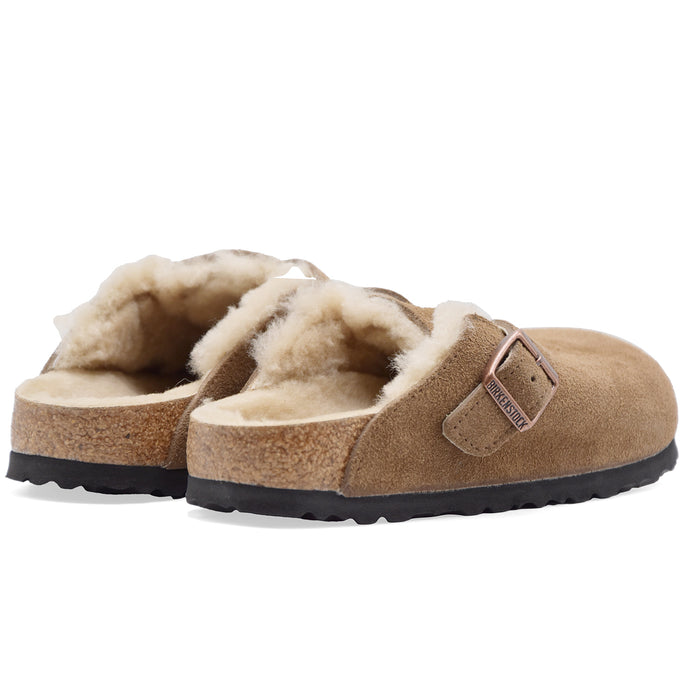 Birkenstock Donna Sabot Boston VL/ Shearling Dark Tea Con Teddy