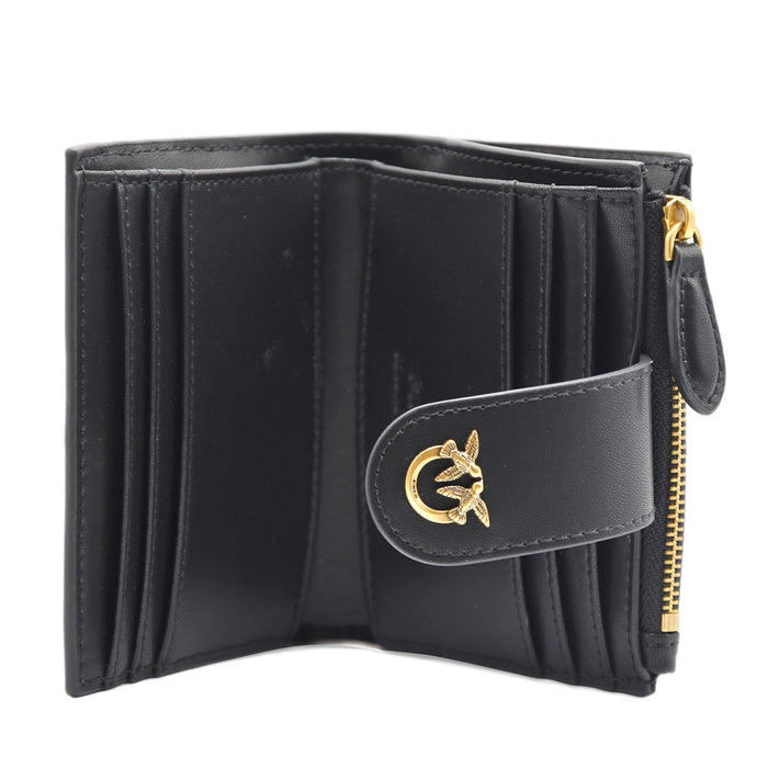 Portafoglio Pinko Donna Vera Pelle Nera MULTI PORPOSE WALLET