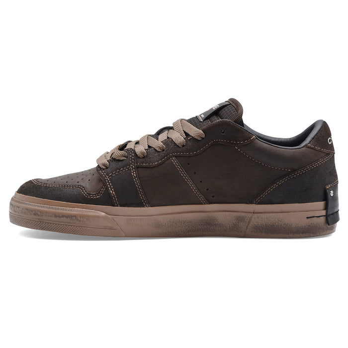 Sneakers Crime London Playoff Uomo Suede Marrone Made In Italy