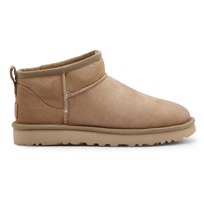 Ugg Ultra Mini Stivaletti Sand Pretrattati Per Acqua Macchie Donna