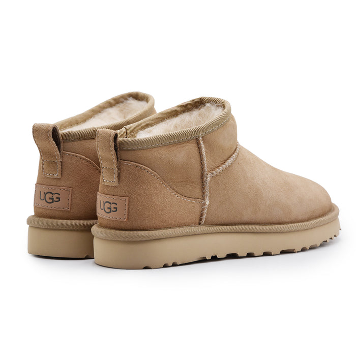 Ugg Ultra Mini Stivaletti Sand Pretrattati Per Acqua Macchie Donna
