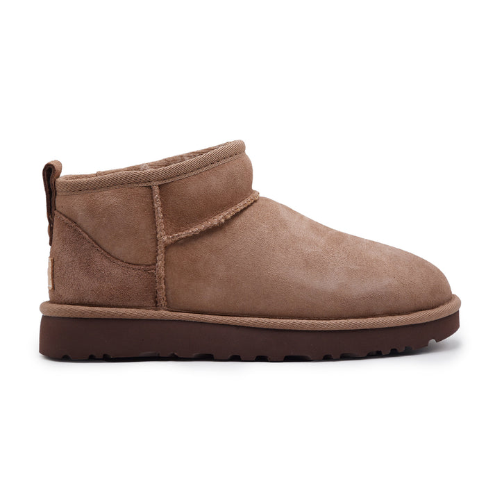 Stivaletti UGG Donna Design Classic Ultra Mini Suede Rocky Oak