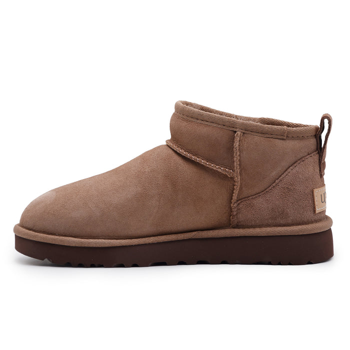 Stivaletti UGG Donna Design Classic Ultra Mini Suede Rocky Oak