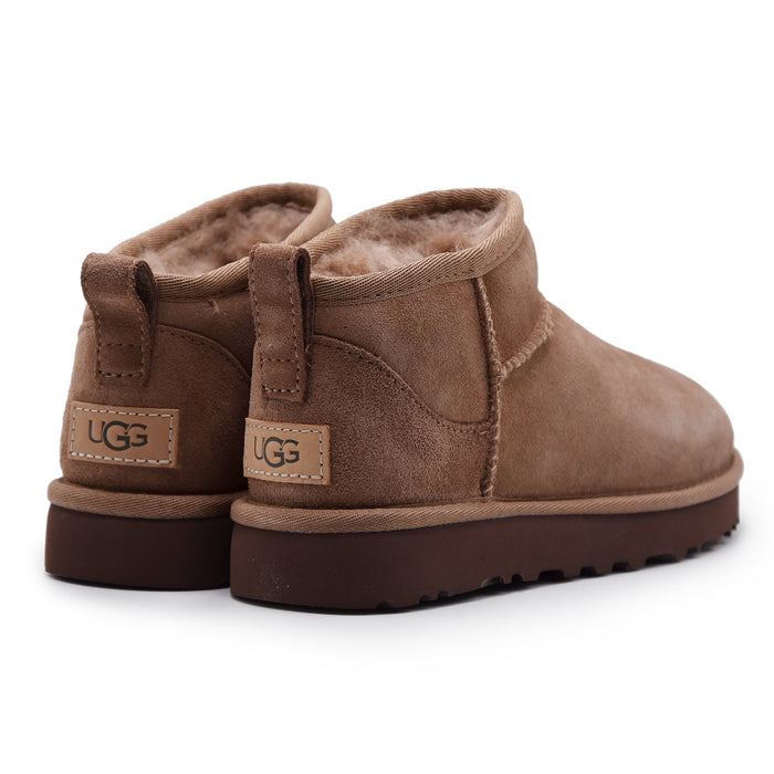 Stivaletti UGG Donna Design Classic Ultra Mini Suede Rocky Oak