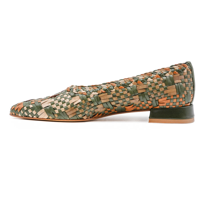 Pons Quintana Women's Décolleté In Multi Woven Leather