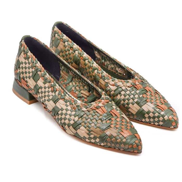 Décolleté Donna Pons Quintana Donna In Pelle Intrecciata Multi