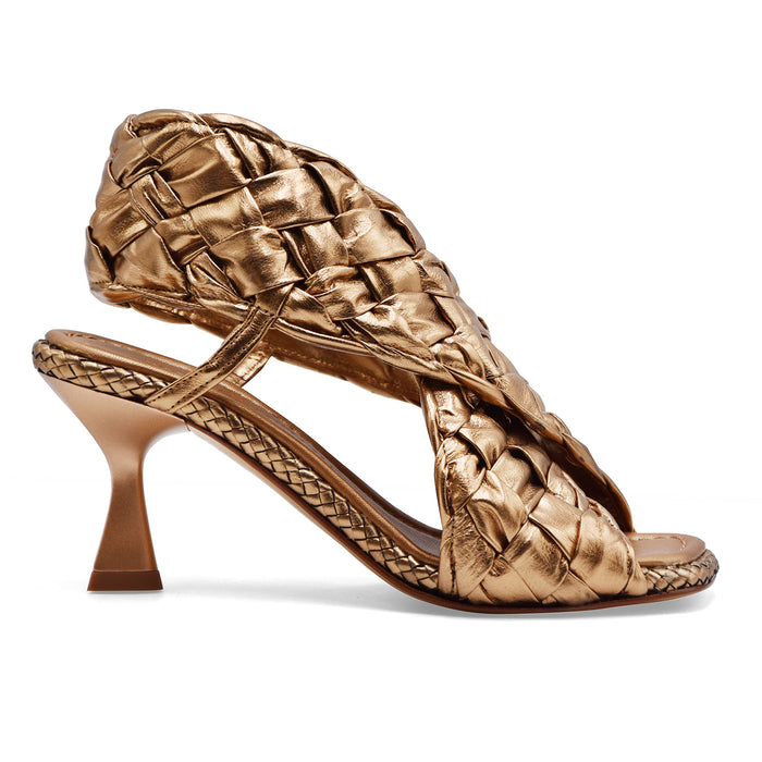 Pons Quintana Sandali Donna FIJI In Pelle Bronzo Made In Spain