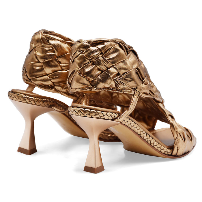 Pons Quintana Sandali Donna FIJI In Pelle Bronzo Made In Spain