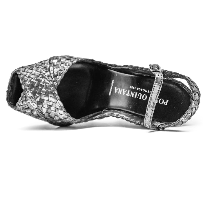 Sandali Donna Nero Pons Quintana Grigio Nero Modello "Cali"