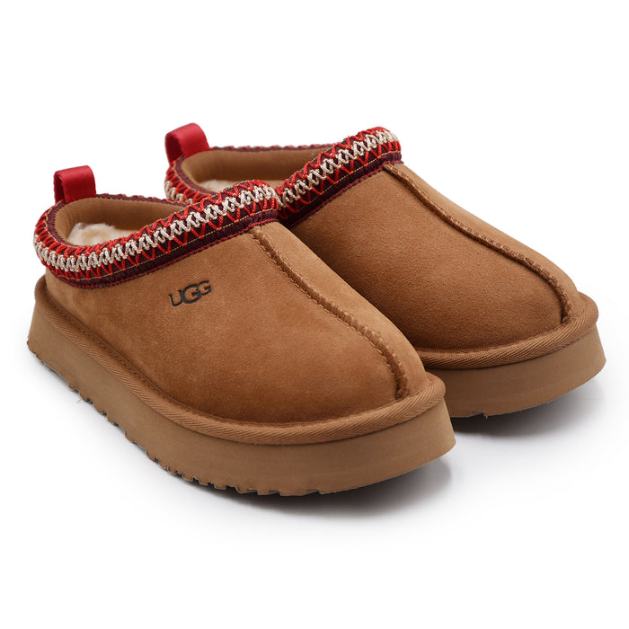 Sabot UGG Tazz Bambini Suede Chestnut Suola EVA Stile Iconico