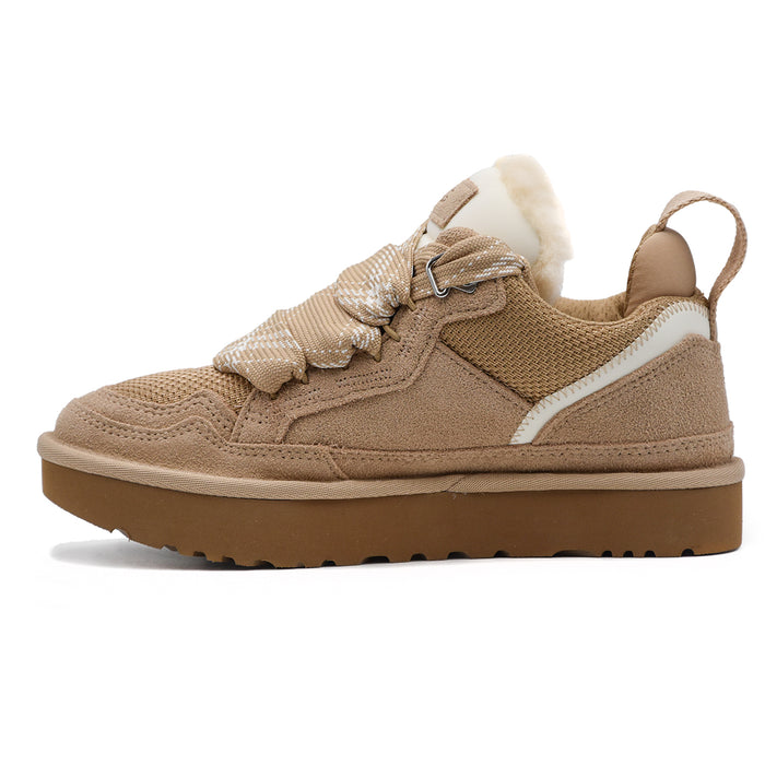 Ugg Sneakers Lowmel Beige Women's Voluminous Recycled Canvas