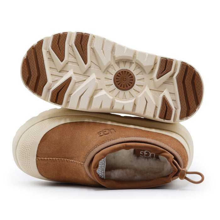 Sabot UGG Donna Tasman Weather Hybrid Pelle Scamosciata Chestnut
