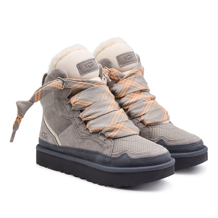 Sneakers Ugg Donna Highmel Grigio Interno Misto Lana UGGplush