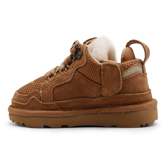 Sneakers UGG Bambini Lowmel Street Pelle Scamosciata Chestnut