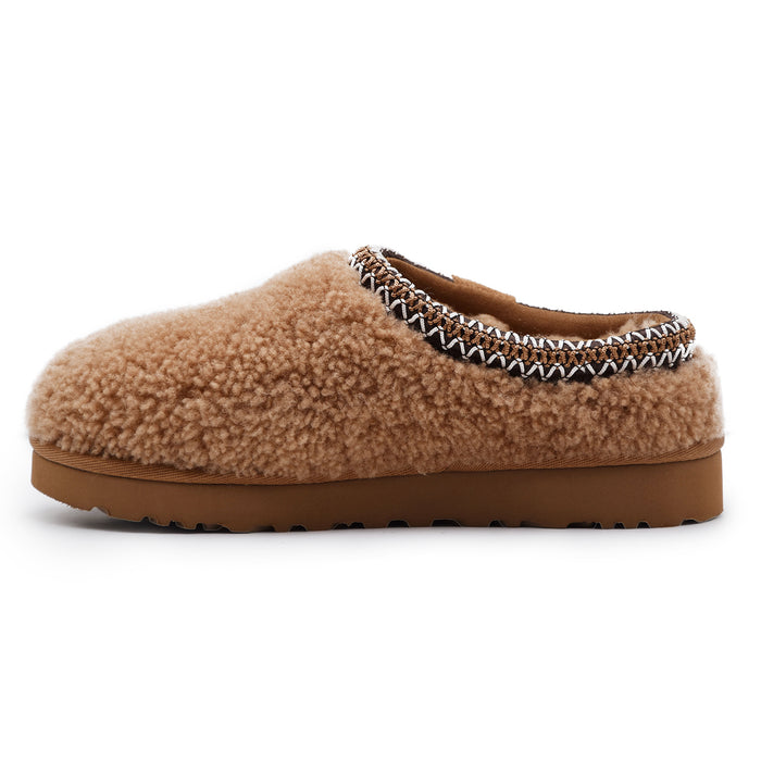 Sabot Donna UGG Tasman Maxi Curly Chestnut Soletta In UGGplush