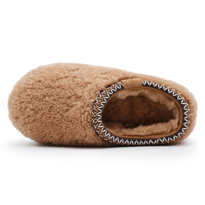 Sabot Donna UGG Tasman Maxi Curly Chestnut Soletta In UGGplush