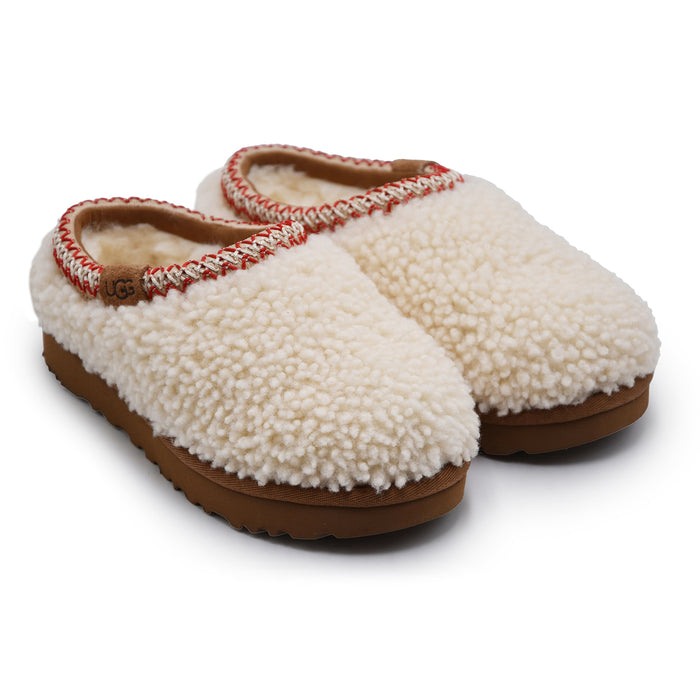 Sabot UGG Donna Tasman Maxi Curly In Natural Bianco Stile Chic