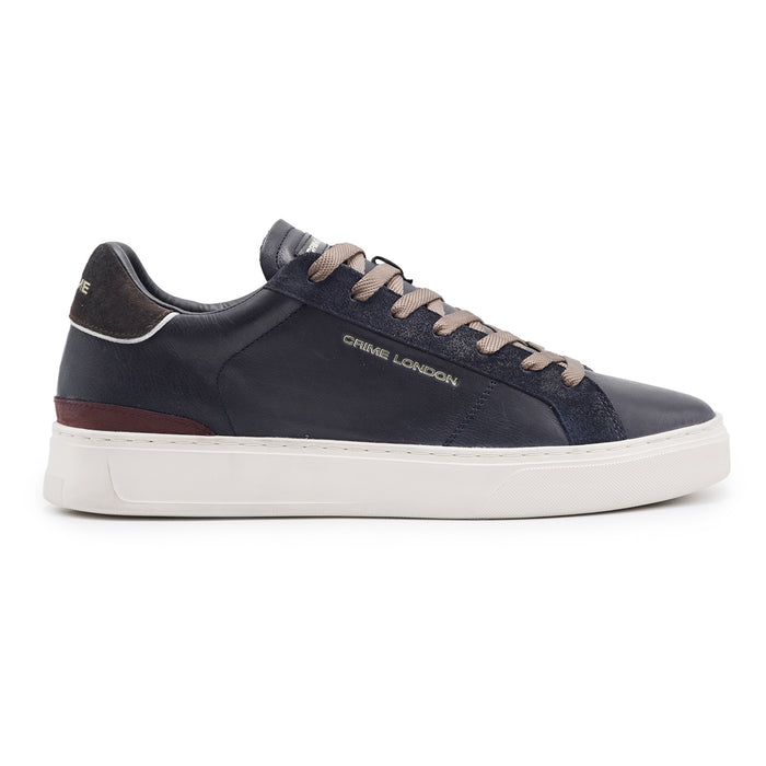 Sneakers Uomo Crime London Blade Deep Royal Pelle Grigio Nera